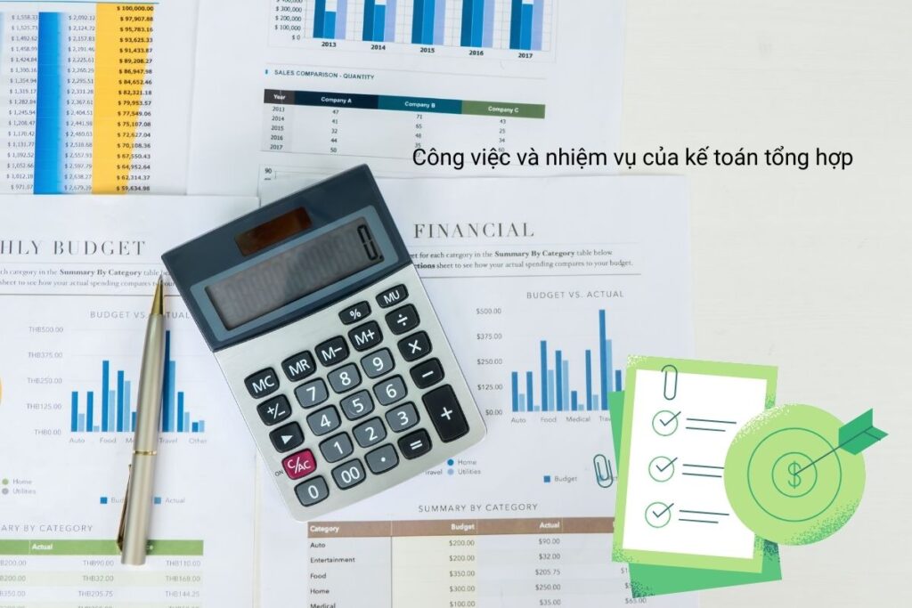 Công việc và nhiệm vụ của kế toán tổng hợp
