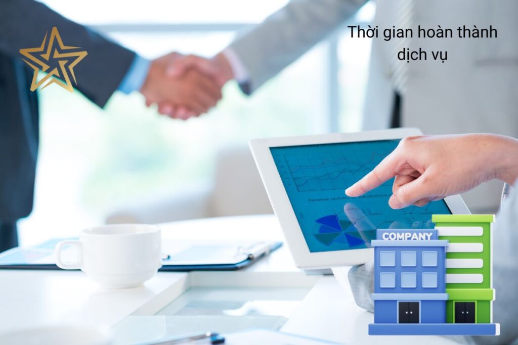 Thời gian hoàn thành dịch vụ Thời gian hoàn thành dịch vụ