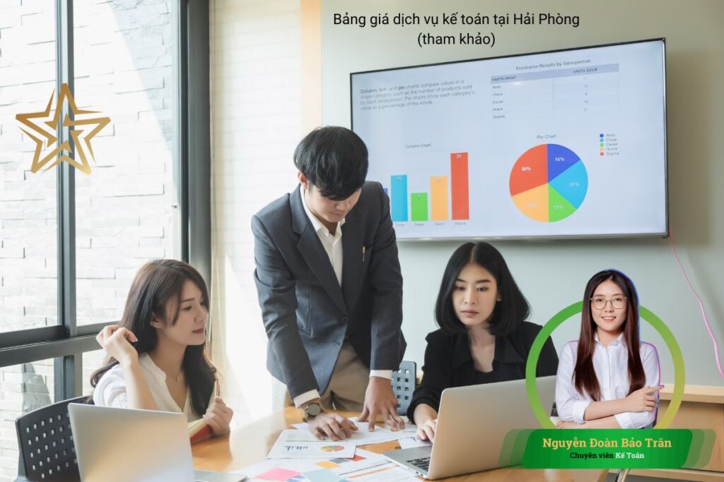 Bảng giá dịch vụ kế toán tại Hải Phòng (tham khảo)