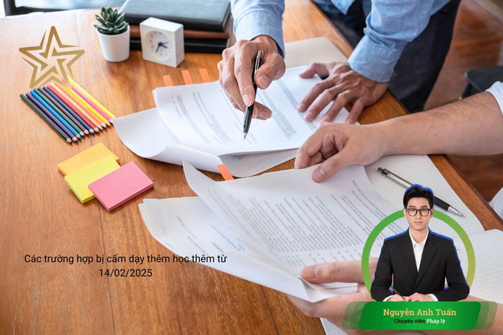 Các trường hợp bị cấm dạy thêm học thêm từ 14/02/2025 Các trường hợp bị cấm dạy thêm học thêm từ 14/02/2025