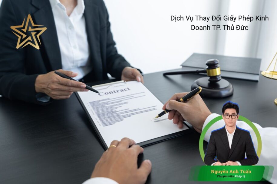 Dịch Vụ Thay Đổi Giấy Phép Kinh Doanh TP. Thủ Đức