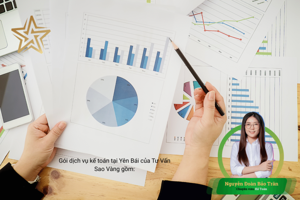 Gói dịch vụ kế toán tại Yên Bái của Tư Vấn Sao Vàng gồm