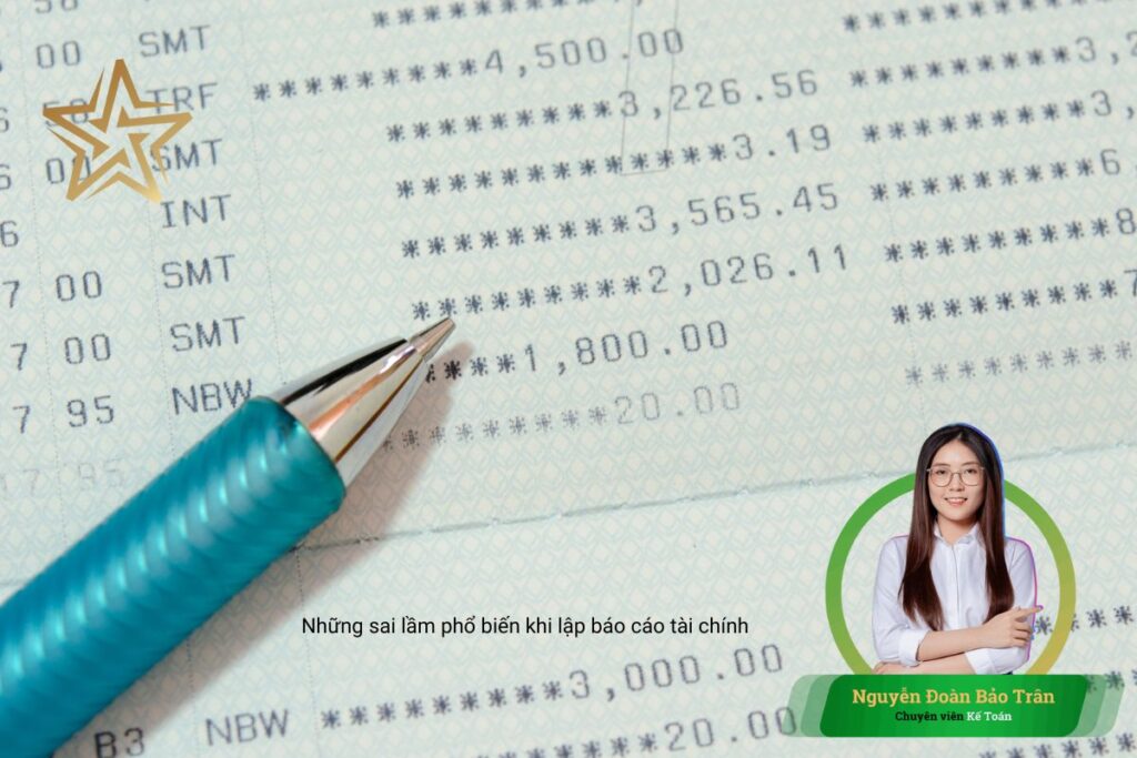 Những sai lầm phổ biến khi lập báo cáo tài chính Những sai lầm phổ biến khi lập báo cáo tài chính