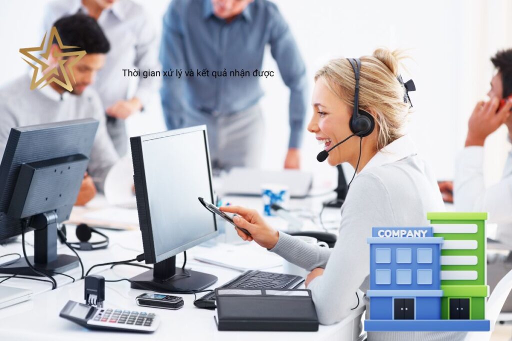 Thời gian xử lý và kết quả nhận được Thời gian xử lý và kết quả nhận được