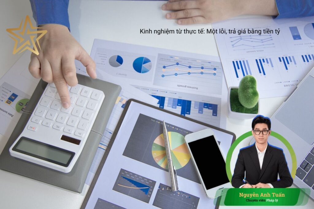 Kinh nghiệm từ thực tế: Một lỗi, trả giá bằng tiền tỷ Kinh nghiệm từ thực tế: Một lỗi, trả giá bằng tiền tỷ
